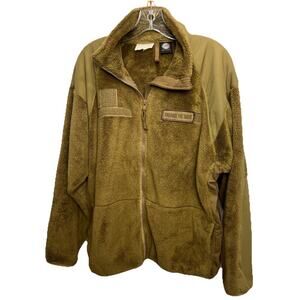 Rothco Fleece Cold Weather Jacket Mens Brown Green Gen III Military Tactical